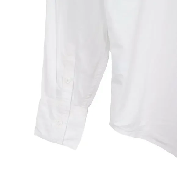 J.Crew Women's Garcon Classic Shirt In 100% Cotton Poplin White Size 2 - Picture 7 of 9